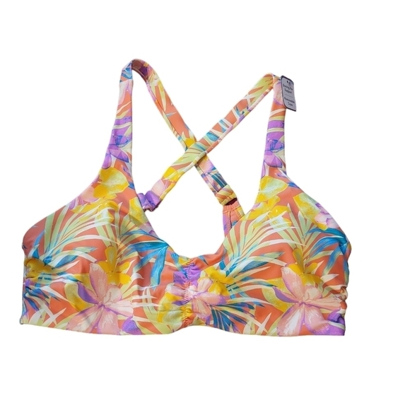 NWT Time & Tru Swim top Tropical print M 8-10 rn#52468 - Picture 2 of 12